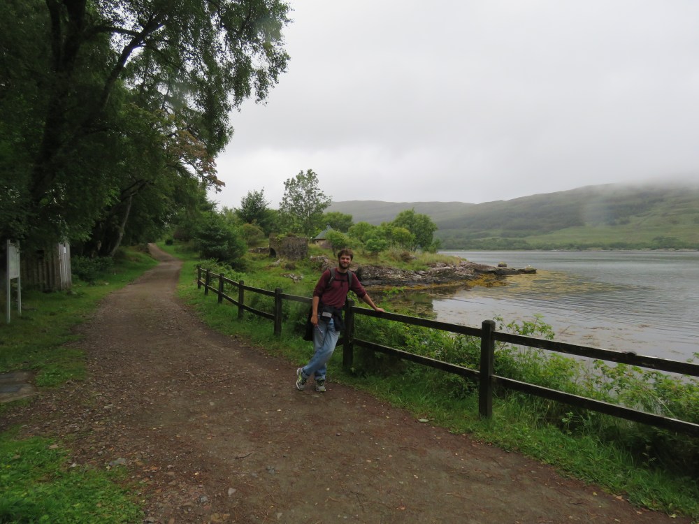 Resting after hike..