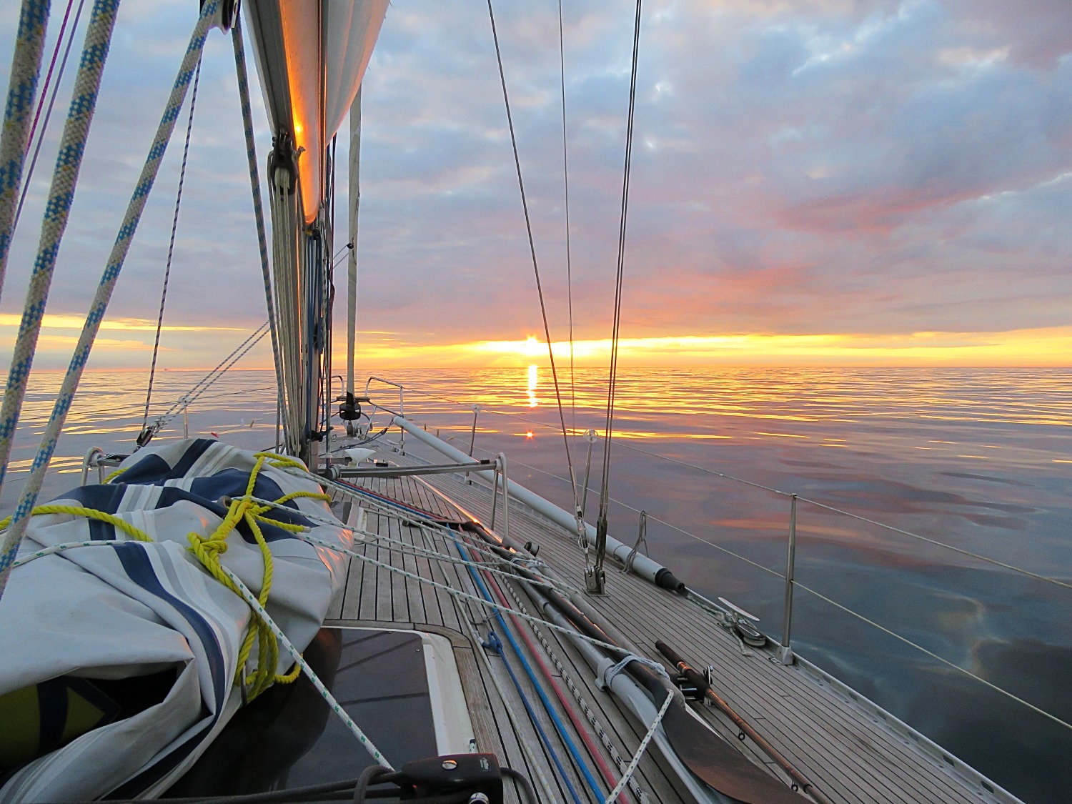 Sailing towards the sun..