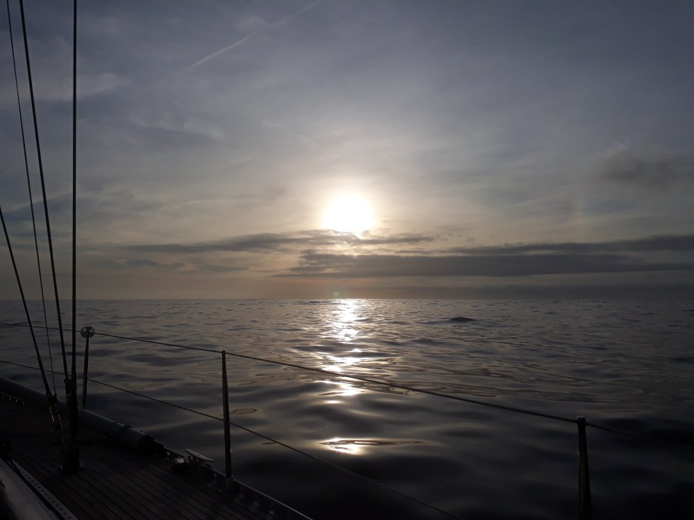 Sailing into the night