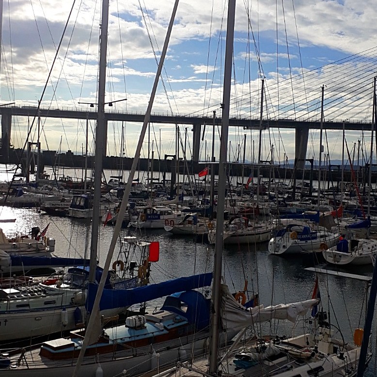 Libra safely in the port