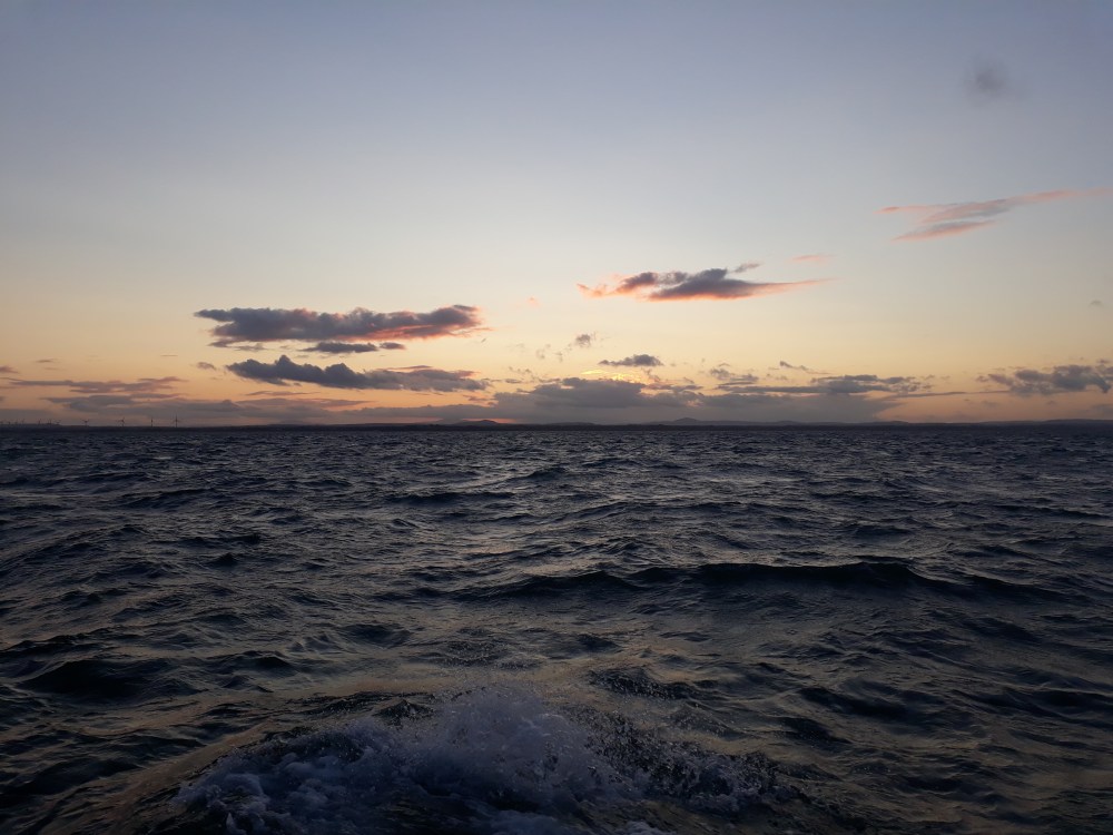 The perks of night sailing